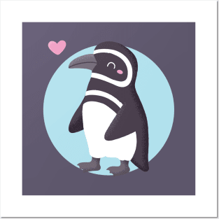 Cute Penguin Of Matching Pair Posters and Art